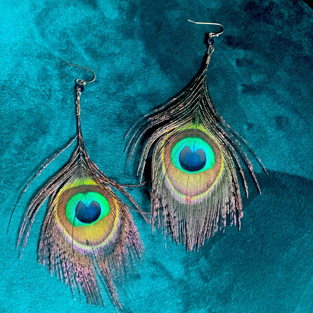 Peacock Earrings